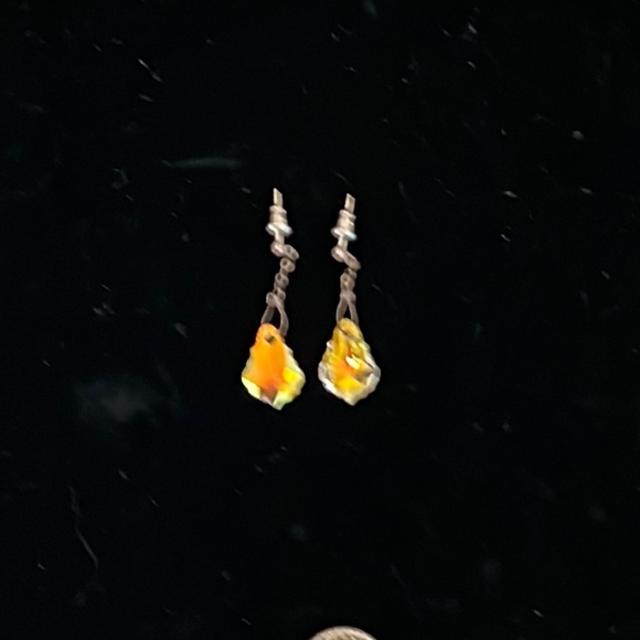 Earrings crystal drop - Picture 3 of 3
